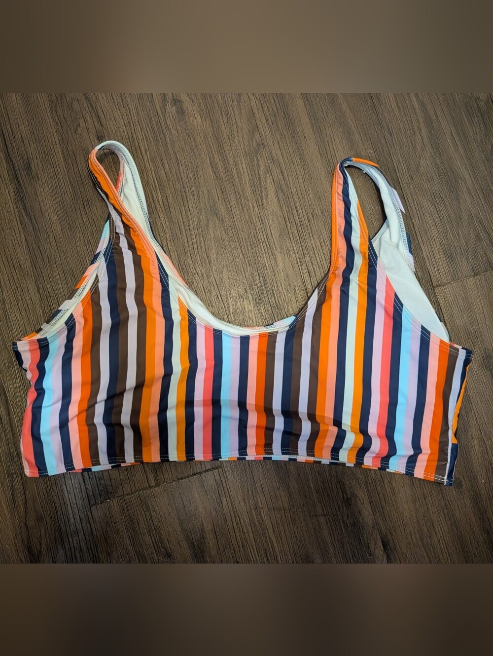 Multicolored Plus Bikini Top - Picture 2 of 3